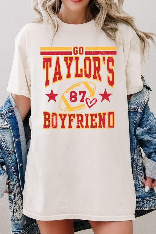 Go Taylor's Boyfriend Graphic Heavy Cotton Tee