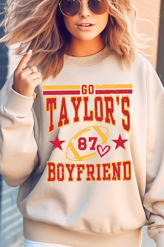 Go Taylor's Boyfriend Graphic Sweatshirt