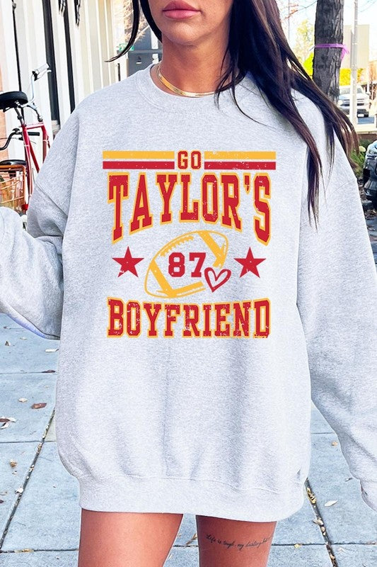 Go Taylor's Boyfriend Graphic Sweatshirt