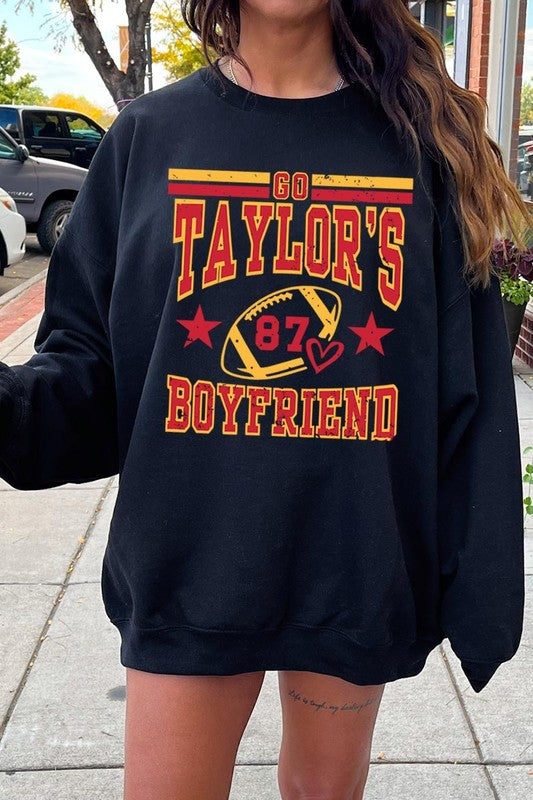 Go Taylor's Boyfriend Graphic Sweatshirt