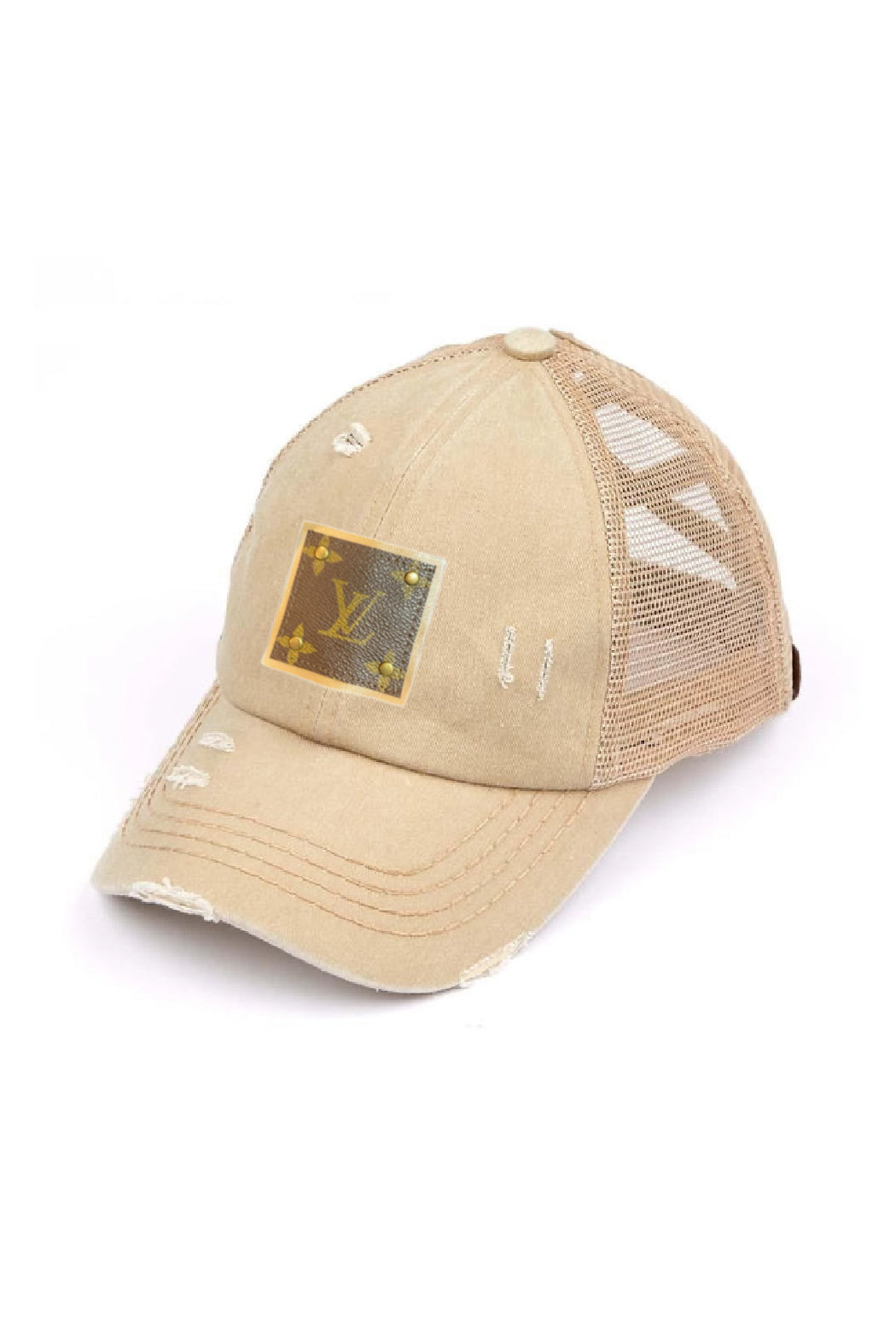 Upcycled Distressed Trucker Cap -  available in 15 colors