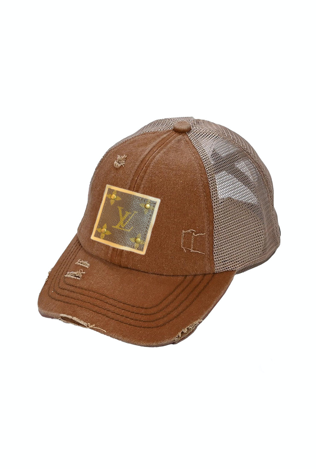 Upcycled Distressed Trucker Cap -  available in 15 colors