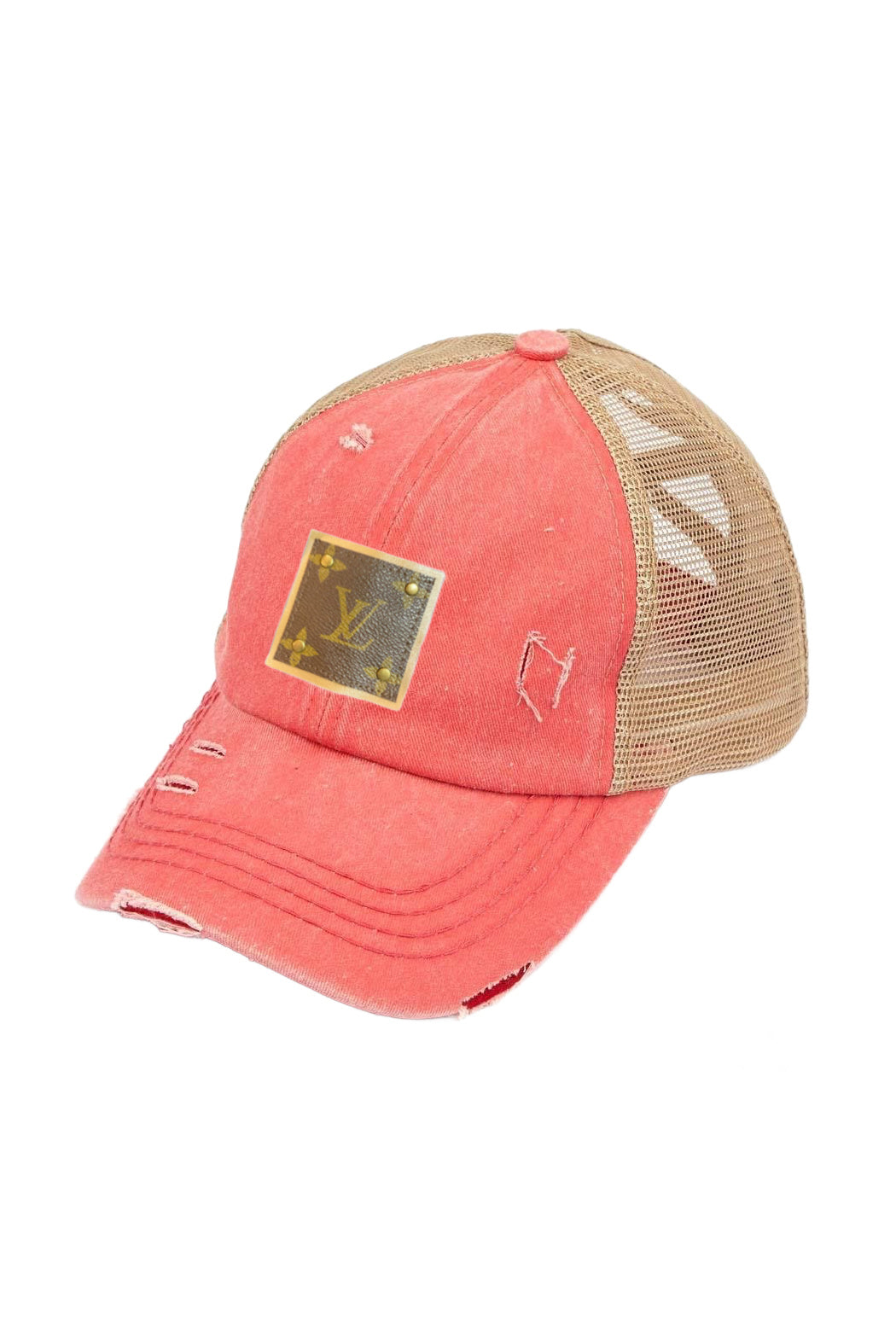 Upcycled Distressed Trucker Cap -  available in 15 colors