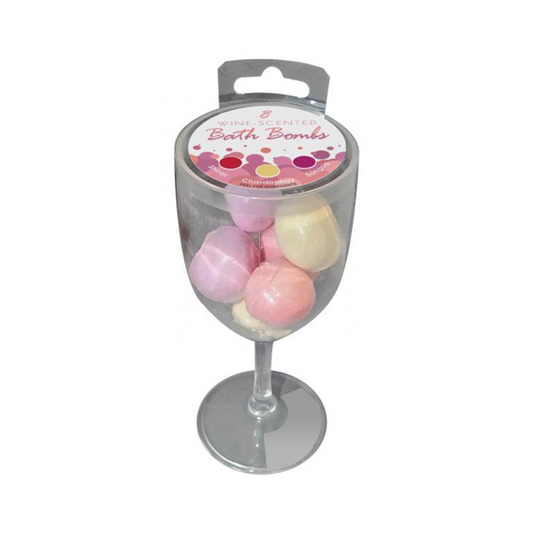 Wine Scented Bath Bombs (8pc)