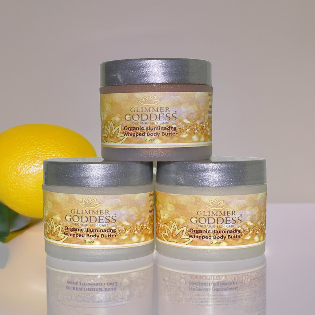 Organic Shimmering Whipped Body Butter Trio