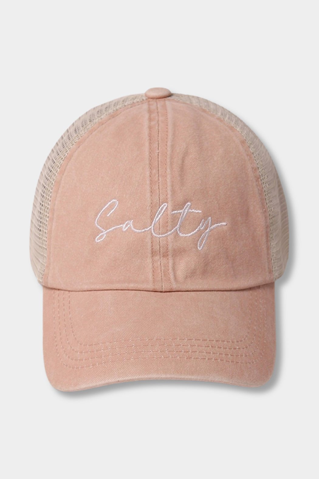 Salty Embroidered Mesh Cap