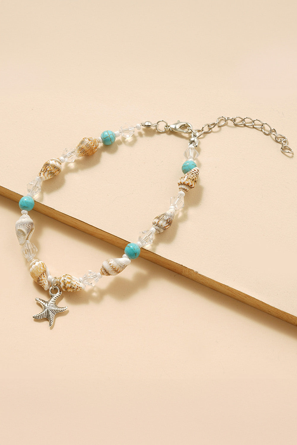 Conch Beaded Starfish Beach Anklet