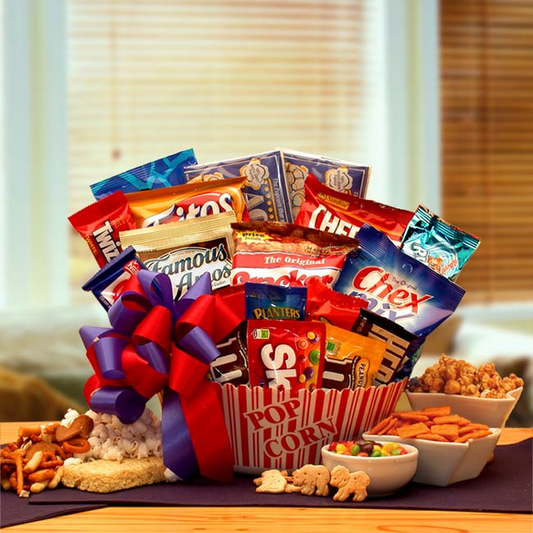 Snack time Favorites Gift Basket- snack basket - snack gift basket