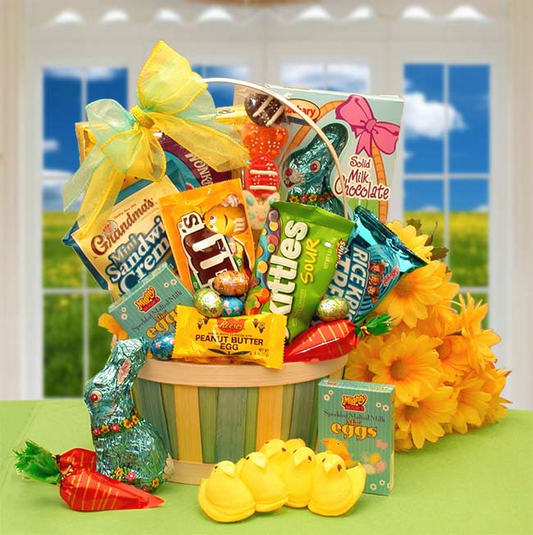 Easter Sweets N Treats Gift Basket - Easter Basket forcollege students or tweens