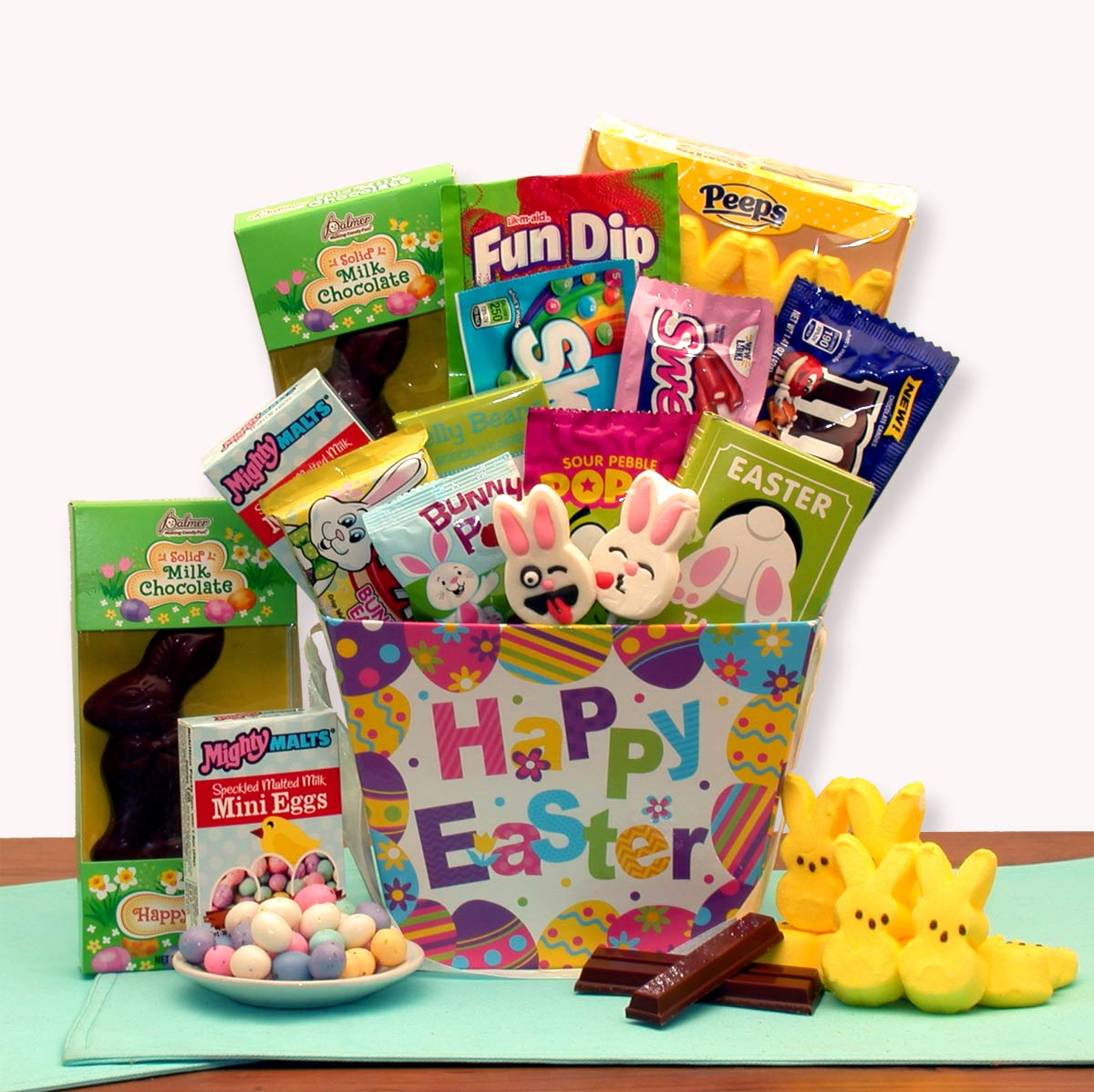 Hoppy Bunny Treats Easter Gift Basket - Easter Basket