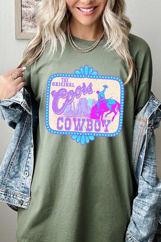 Coors Cowboy Western Plus Heavyweight T Shirts