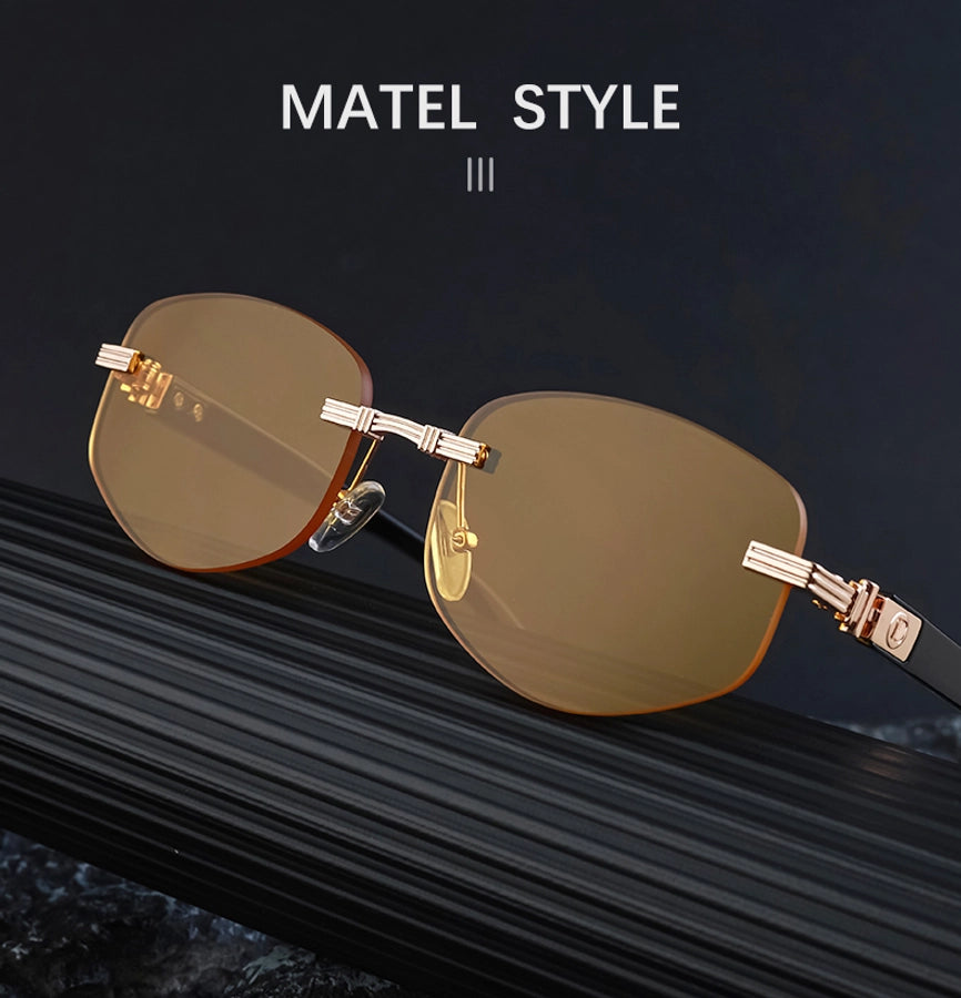 Style Commute Geometric Pc Square Full Frame Men's Sunglasses