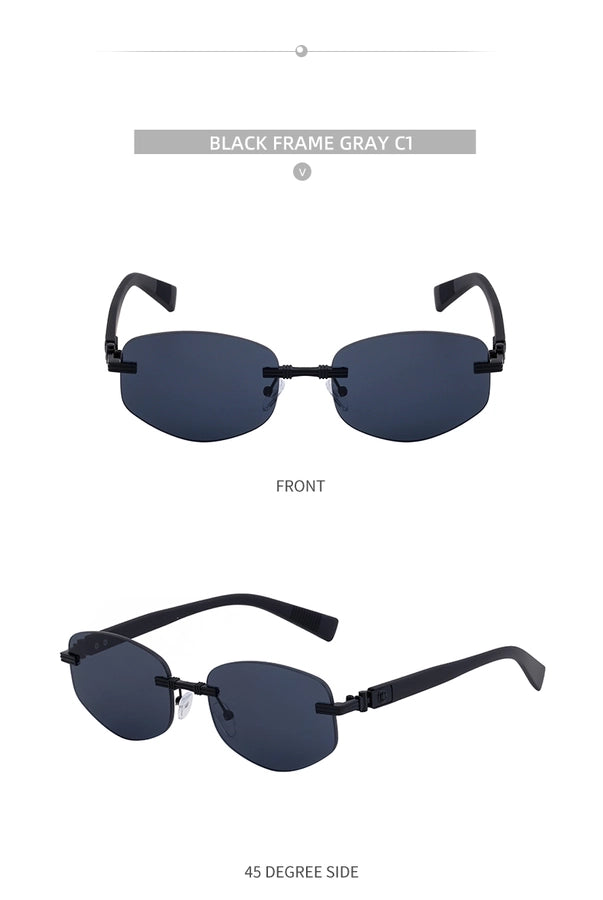 Style Commute Geometric Pc Square Full Frame Men's Sunglasses