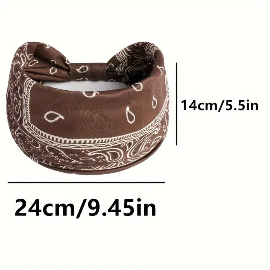 Bohemian Style New Stretch Headband Paisley