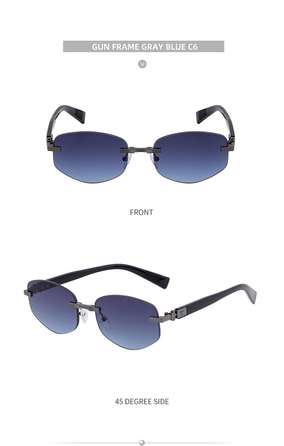 Style Commute Geometric Pc Square Full Frame Men's Sunglasses