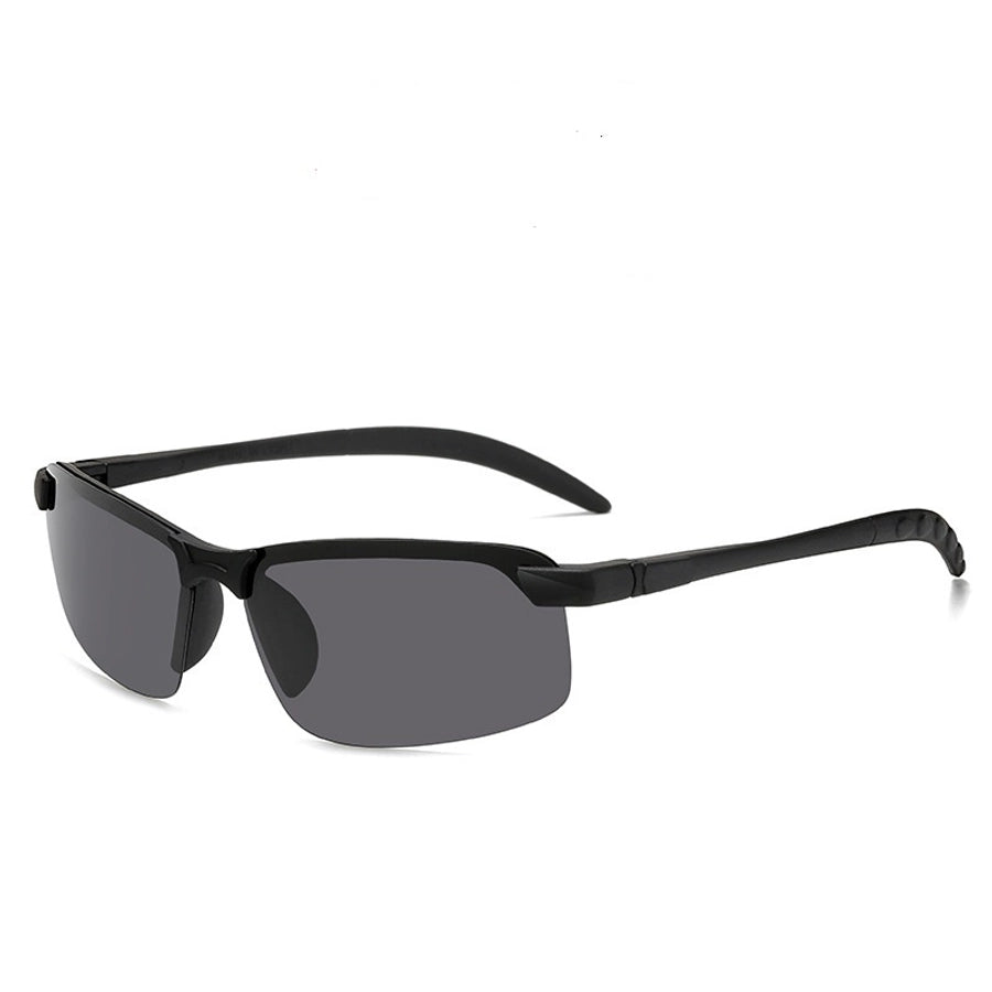 Men's Square half frame glasses