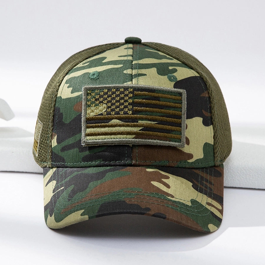 Men's Casual National Flag Camouflage Baseball Cap