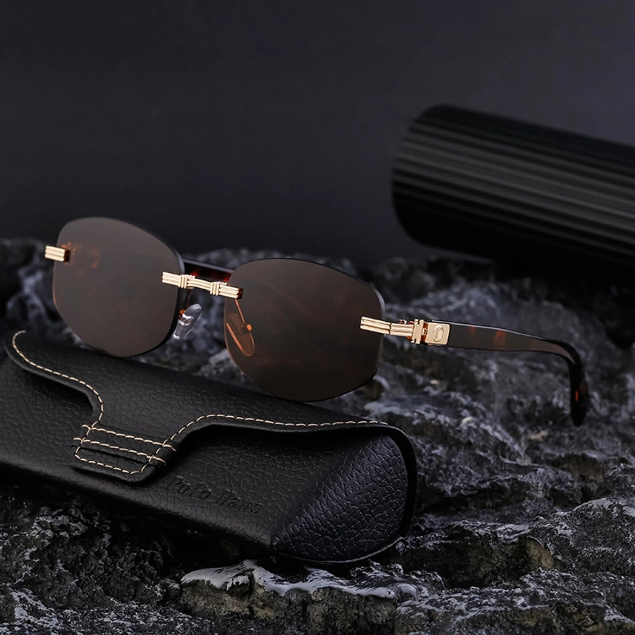 Style Commute Geometric Pc Square Full Frame Men's Sunglasses