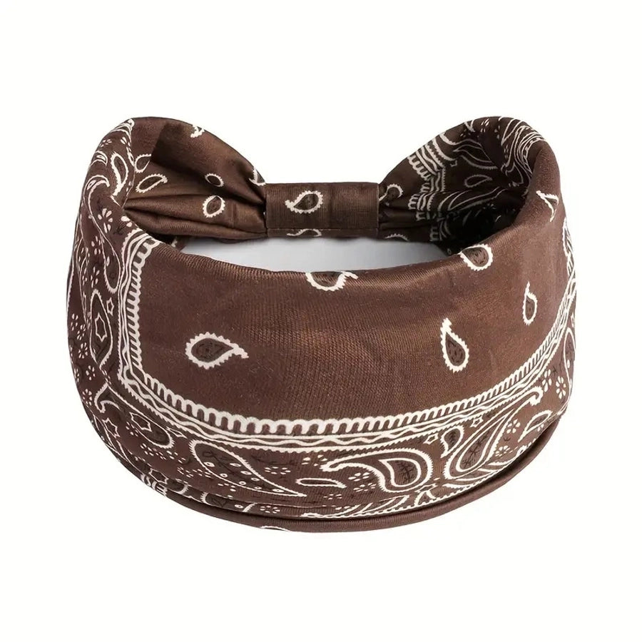 Bohemian Style New Stretch Headband Paisley