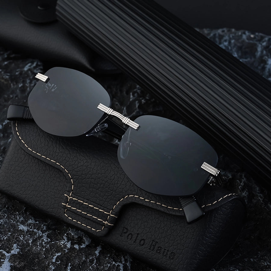 Style Commute Geometric Pc Square Full Frame Men's Sunglasses