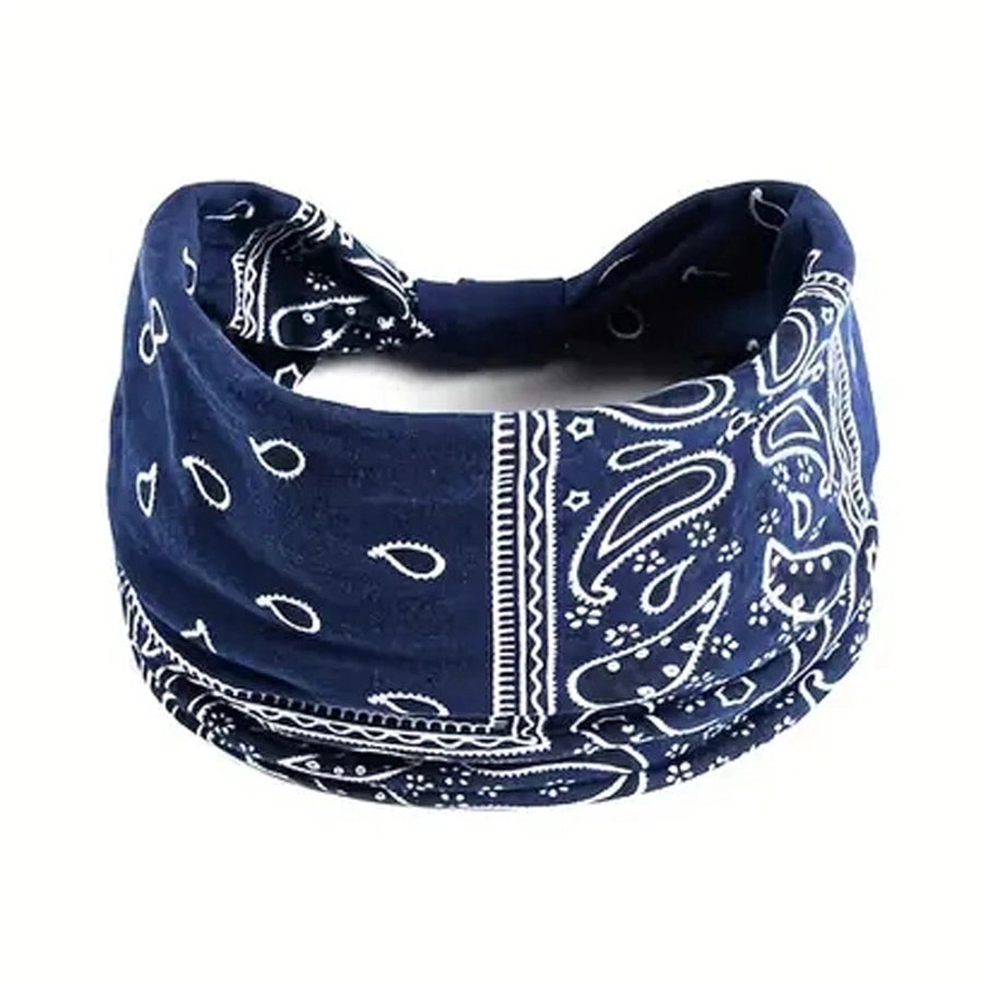 Bohemian Style New Stretch Headband Paisley