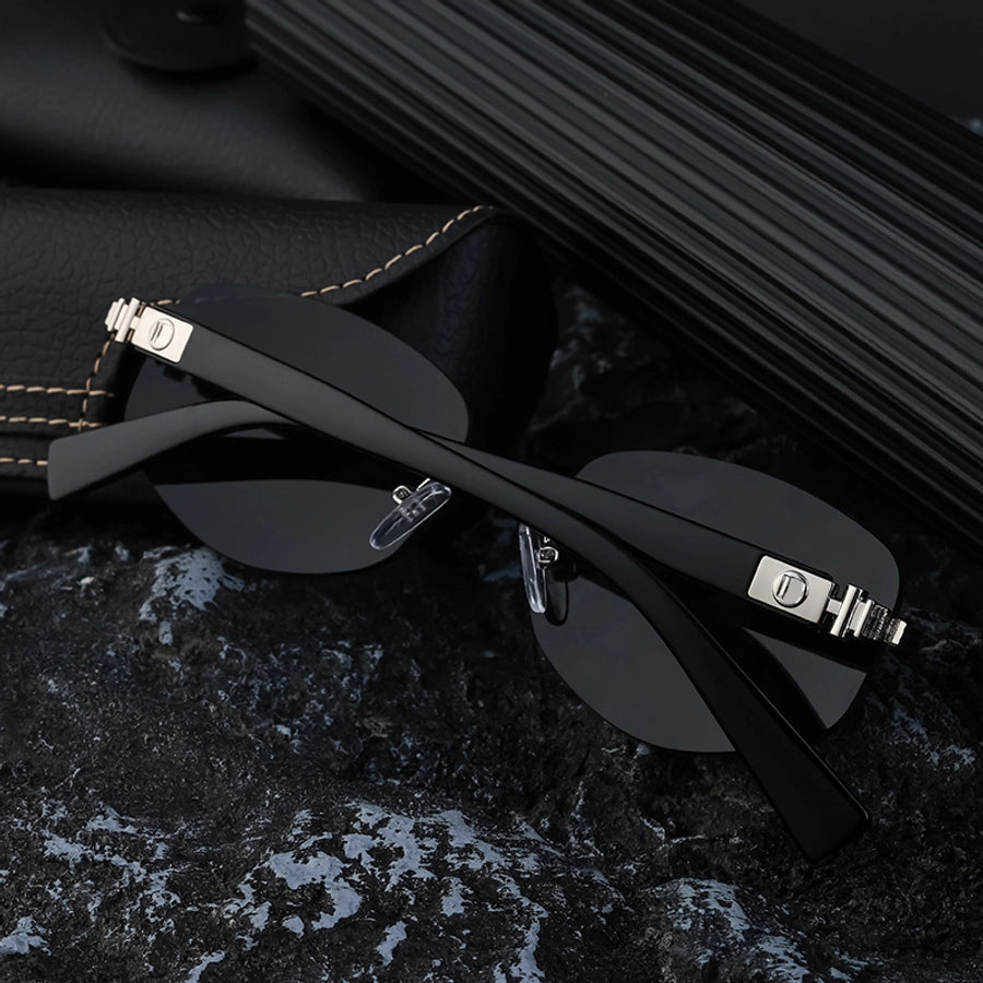 Style Commute Geometric Pc Square Full Frame Men's Sunglasses