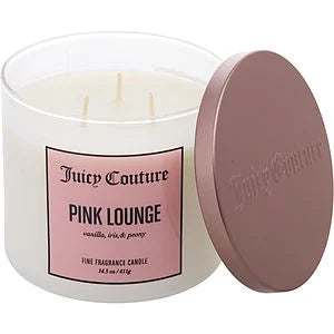 Juicy Couture Pink Lounge Candle 14.5 oz 3 Wick